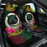 Vanuatu 44th Anniversary Independence Day Car Seat Cover Boars Tusk and Namele Plant LT03