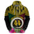 Vanuatu 44th Anniversary Independence Day Hoodie Boars Tusk and Namele Plant LT03