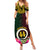 Vanuatu 44th Anniversary Independence Day Summer Maxi Dress Boars Tusk and Namele Plant LT03