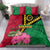 Vanuatu Flag Hibiscus Polynesian Pattern Bedding Set