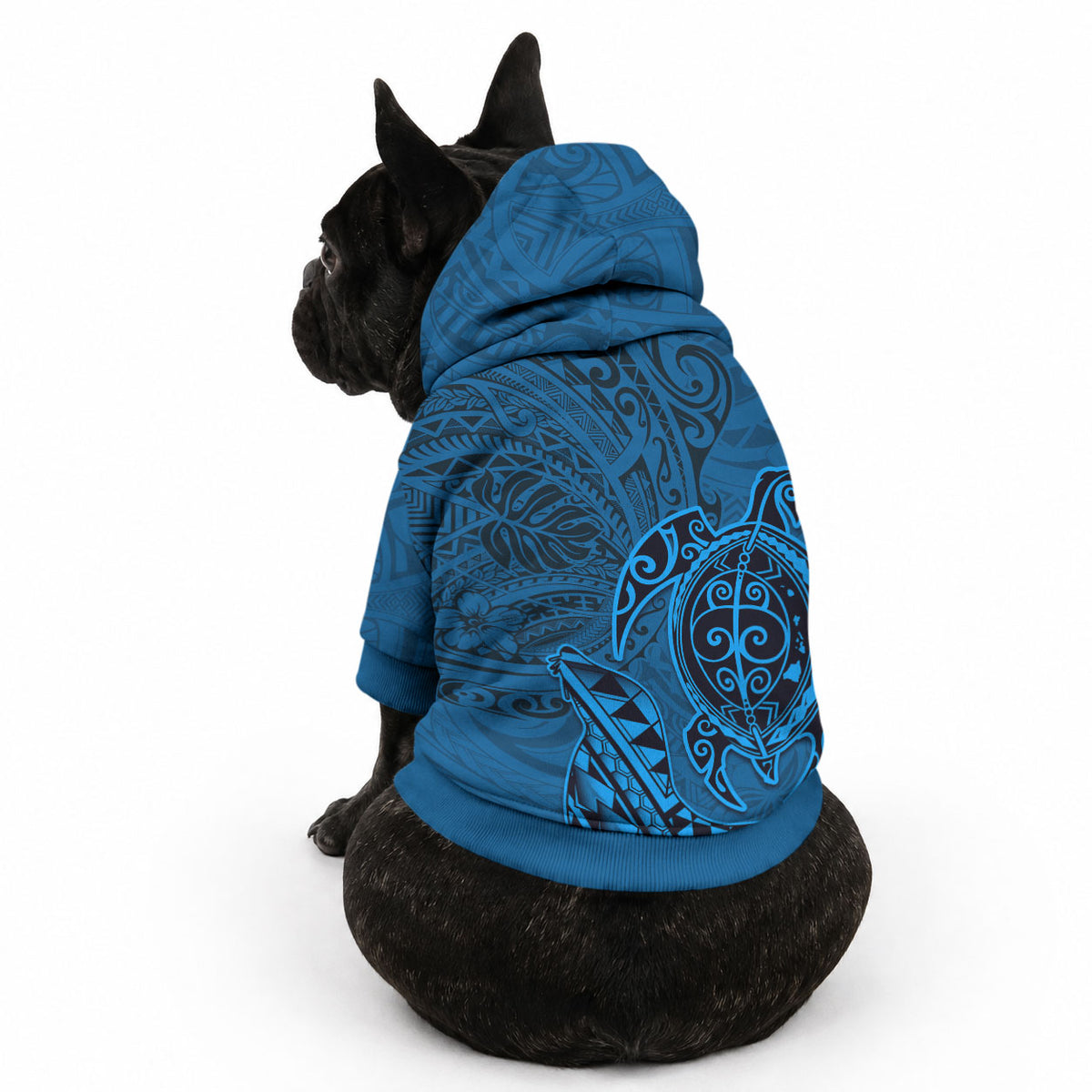 Hawaiian Monk Seal and Dolphin Pet Hoodie LT03 - Polynesian Pride