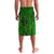 Hawaii Monk Seal and Dolphin Lavalava Polynesian Kakau Pattern Green