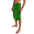 Hawaii Monk Seal and Dolphin Lavalava Polynesian Kakau Pattern Green