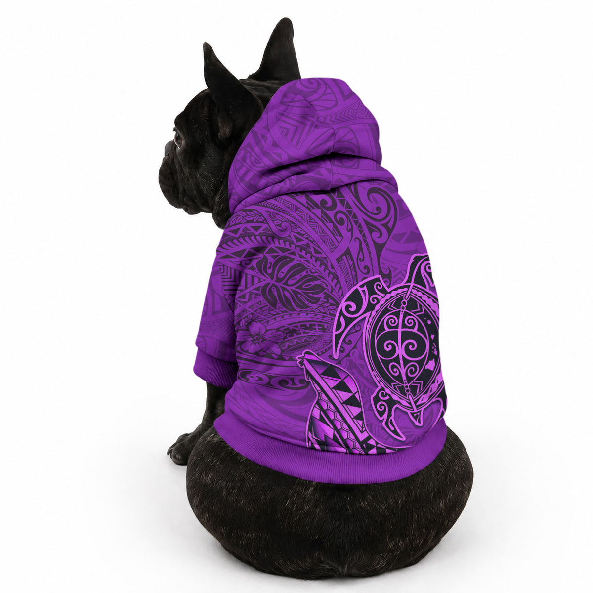 Hawaiian Monk Seal and Dolphin Pet Hoodie