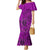 Hawaii Monk Seal and Dolphin Family Matching Mermaid Dress and Hawaiian Shirt Polynesian Kakau Pattern Pink