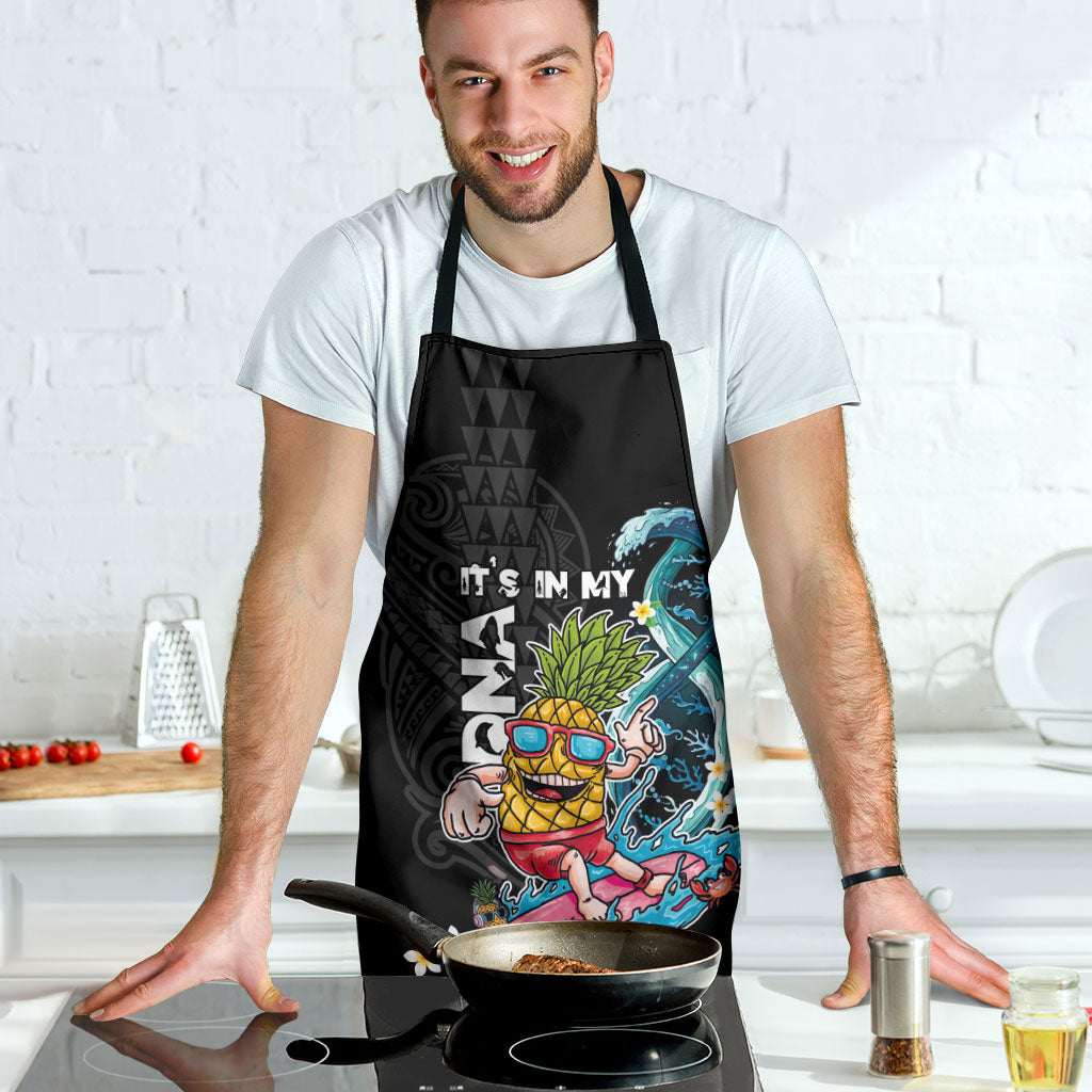 Hawaii Pineapple Surfing Apron It's in My DNA - Kakau and Polynesian Pattern LT03 - Polynesian Pride