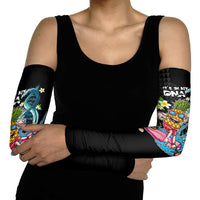 Hawaii Pineapple Surfing Arm Sleeves It's in My DNA - Kakau and Polynesian Pattern LT03 - Polynesian Pride