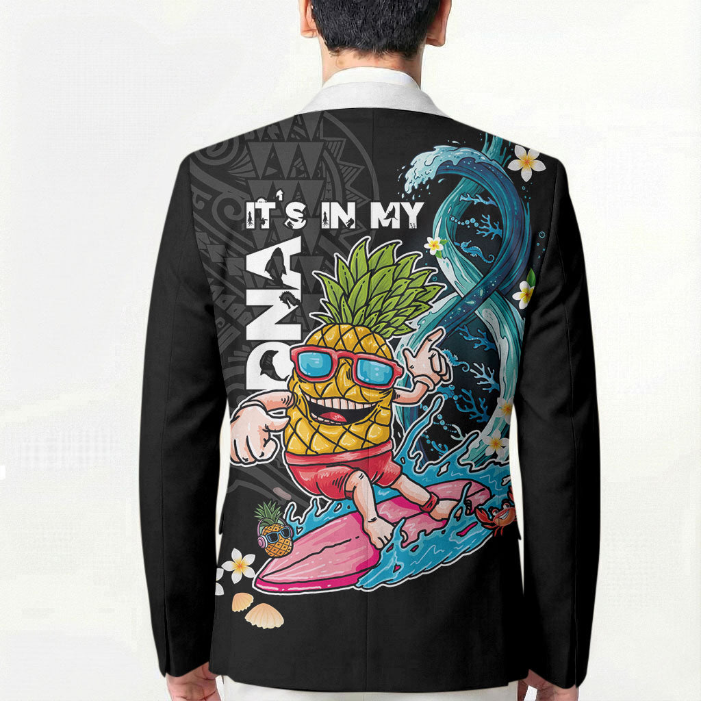 Hawaii Pineapple Surfing Blazer It's in My DNA - Kakau and Polynesian Pattern LT03 - Polynesian Pride