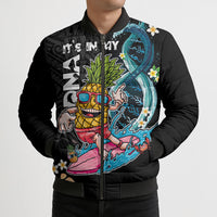 Hawaii Pineapple Surfing Bomber Puffer Jacket It's in My DNA - Kakau and Polynesian Pattern LT03 - Polynesian Pride