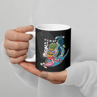 Hawaii Pineapple Surfing Ceramic Mug It's in My DNA - Kakau and Polynesian Pattern LT03 - Polynesian Pride