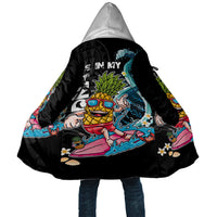 Hawaii Pineapple Surfing Cloak It's in My DNA - Kakau and Polynesian Pattern LT03 Unisex Black - Polynesian Pride