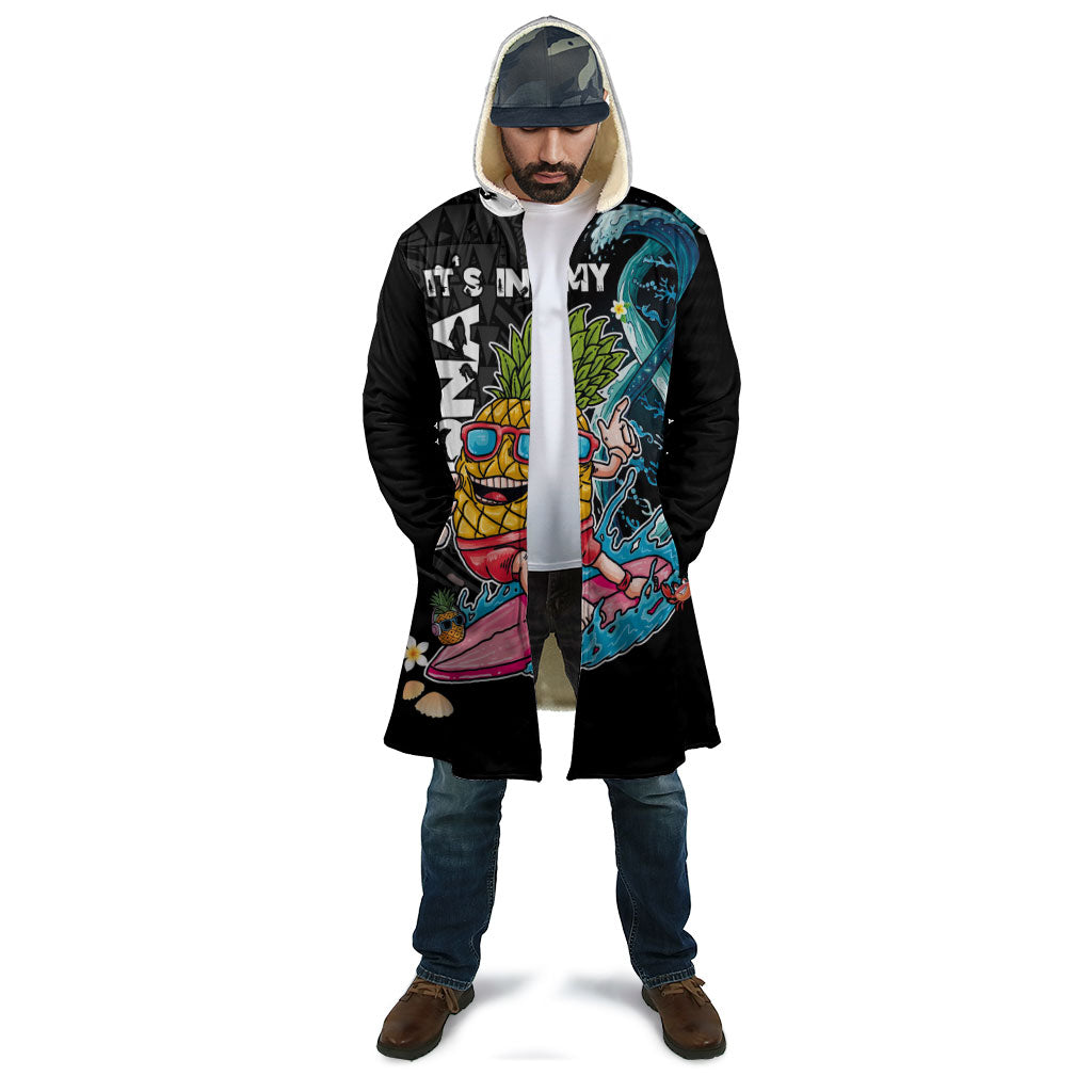 Hawaii Pineapple Surfing Cloak It's in My DNA - Kakau and Polynesian Pattern LT03 - Polynesian Pride