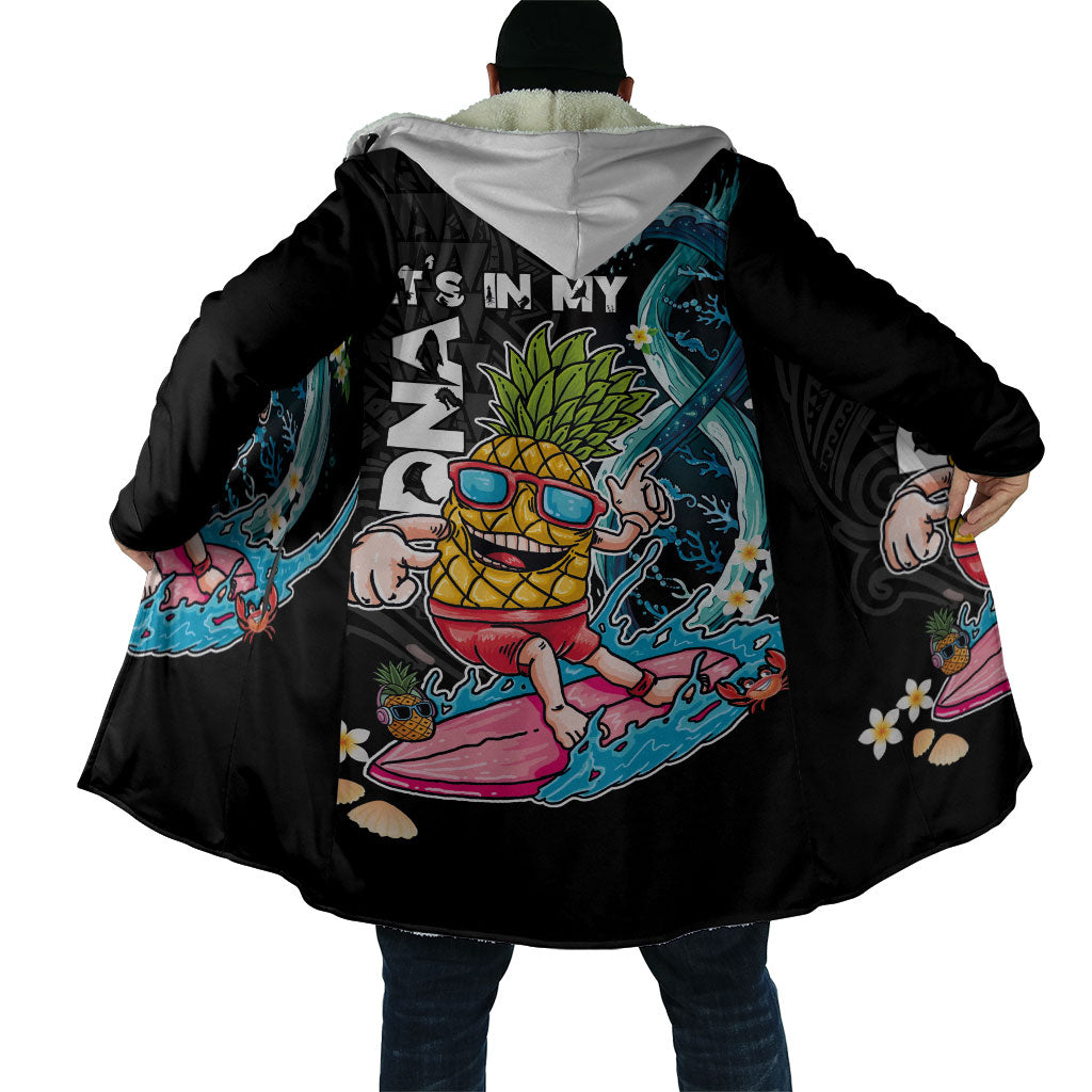 Hawaii Pineapple Surfing Cloak It's in My DNA - Kakau and Polynesian Pattern LT03 - Polynesian Pride