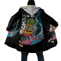 Hawaii Pineapple Surfing Cloak It's in My DNA - Kakau and Polynesian Pattern LT03 - Polynesian Pride