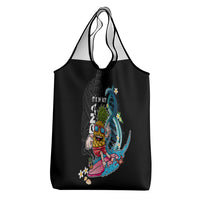 Hawaii Pineapple Surfing Grocery Bag It's in My DNA - Kakau and Polynesian Pattern LT03 - Polynesian Pride