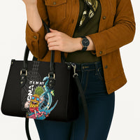 Hawaii Pineapple Surfing Leather Bag It's in My DNA - Kakau and Polynesian Pattern LT03 - Polynesian Pride