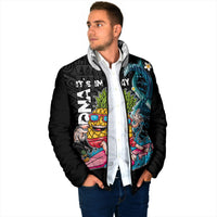 Hawaii Pineapple Surfing Padded Jacket It's in My DNA - Kakau and Polynesian Pattern LT03 - Polynesian Pride
