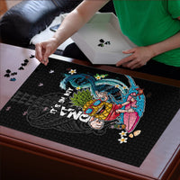 Hawaii Pineapple Surfing Puzzle It's in My DNA - Kakau and Polynesian Pattern LT03 - Polynesian Pride