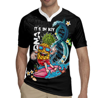 Hawaii Pineapple Surfing Rugby Jersey It's in My DNA - Kakau and Polynesian Pattern LT03 - Polynesian Pride