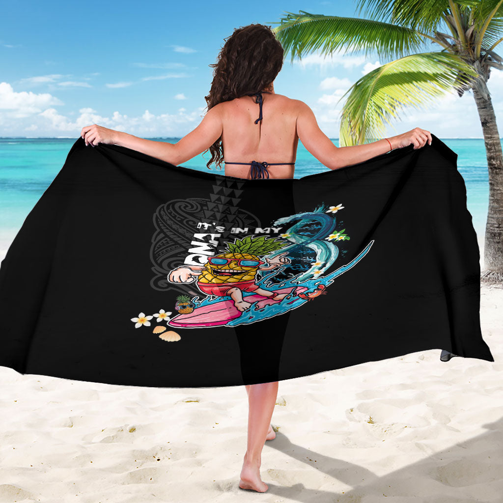 Hawaii Pineapple Surfing Sarong It's in My DNA - Kakau and Polynesian Pattern LT03 - Polynesian Pride