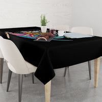 Hawaii Pineapple Surfing Tablecloth It's in My DNA - Kakau and Polynesian Pattern LT03 - Polynesian Pride