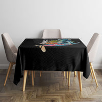 Hawaii Pineapple Surfing Tablecloth It's in My DNA - Kakau and Polynesian Pattern LT03 - Polynesian Pride