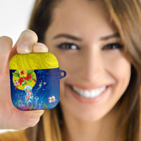Palau AirPods Case Jellyfish with Coral Reefs Ocean Vibe and Tapa Pattern LT03 - Polynesian Pride