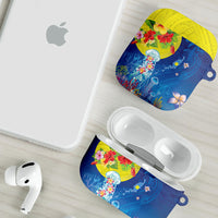 Palau AirPods Case Jellyfish with Coral Reefs Ocean Vibe and Tapa Pattern LT03 - Polynesian Pride