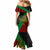 Papua New Guinea East New Britain Province Mermaid Dress PNG Birds Of Paradise Polynesian Arty Style LT03 - Polynesian Pride