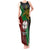 Papua New Guinea East New Britain Province Tank Maxi Dress PNG Birds Of Paradise Polynesian Arty Style LT03 Women Green - Polynesian Pride