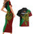 Custom Papua New Guinea East New Britain Province Couples Matching Short Sleeve Bodycon Dress and Hawaiian Shirt PNG Birds Of Paradise Polynesian Arty Style LT03 - Polynesian Pride