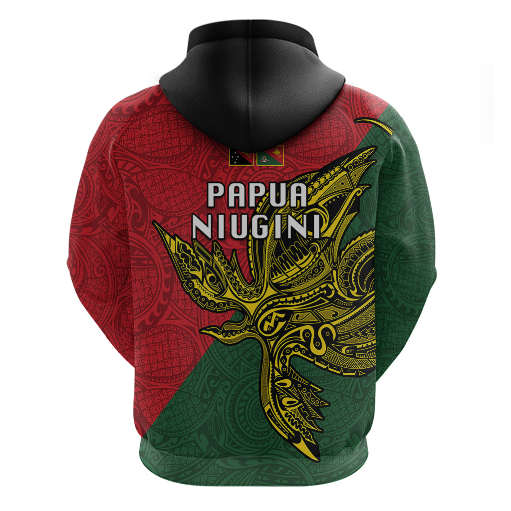 Papua New Guinea East Sepik Province Hoodie PNG Birds Of Paradise Polynesian Arty Style LT03 - Polynesian Pride