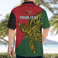 Custom Papua New Guinea East Sepik Province Hawaiian Shirt PNG Birds Of Paradise Polynesian Arty Style LT03 - Polynesian Pride