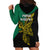 Papua New Guinea Enga Province Hoodie Dress PNG Birds Of Paradise Polynesian Arty Style LT03 - Polynesian Pride