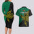 Custom Papua New Guinea Enga Province Couples Matching Long Sleeve Bodycon Dress and Hawaiian Shirt PNG Birds Of Paradise Polynesian Arty Style LT03 - Polynesian Pride