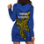 Papua New Guinea Gulf Province Hoodie Dress PNG Birds Of Paradise Polynesian Arty Style LT03 - Polynesian Pride