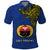 Papua New Guinea Gulf Province Polo Shirt PNG Birds Of Paradise Polynesian Arty Style LT03 Blue - Polynesian Pride