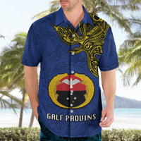 Custom Papua New Guinea Gulf Province Hawaiian Shirt PNG Birds Of Paradise Polynesian Arty Style LT03 - Polynesian Pride