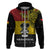 Papua New Guinea Madang Province Hoodie PNG Birds Of Paradise Polynesian Arty Style LT03 - Polynesian Pride