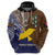 Papua New Guinea Manus Province Hoodie PNG Birds Of Paradise Polynesian Arty Style LT03 - Polynesian Pride