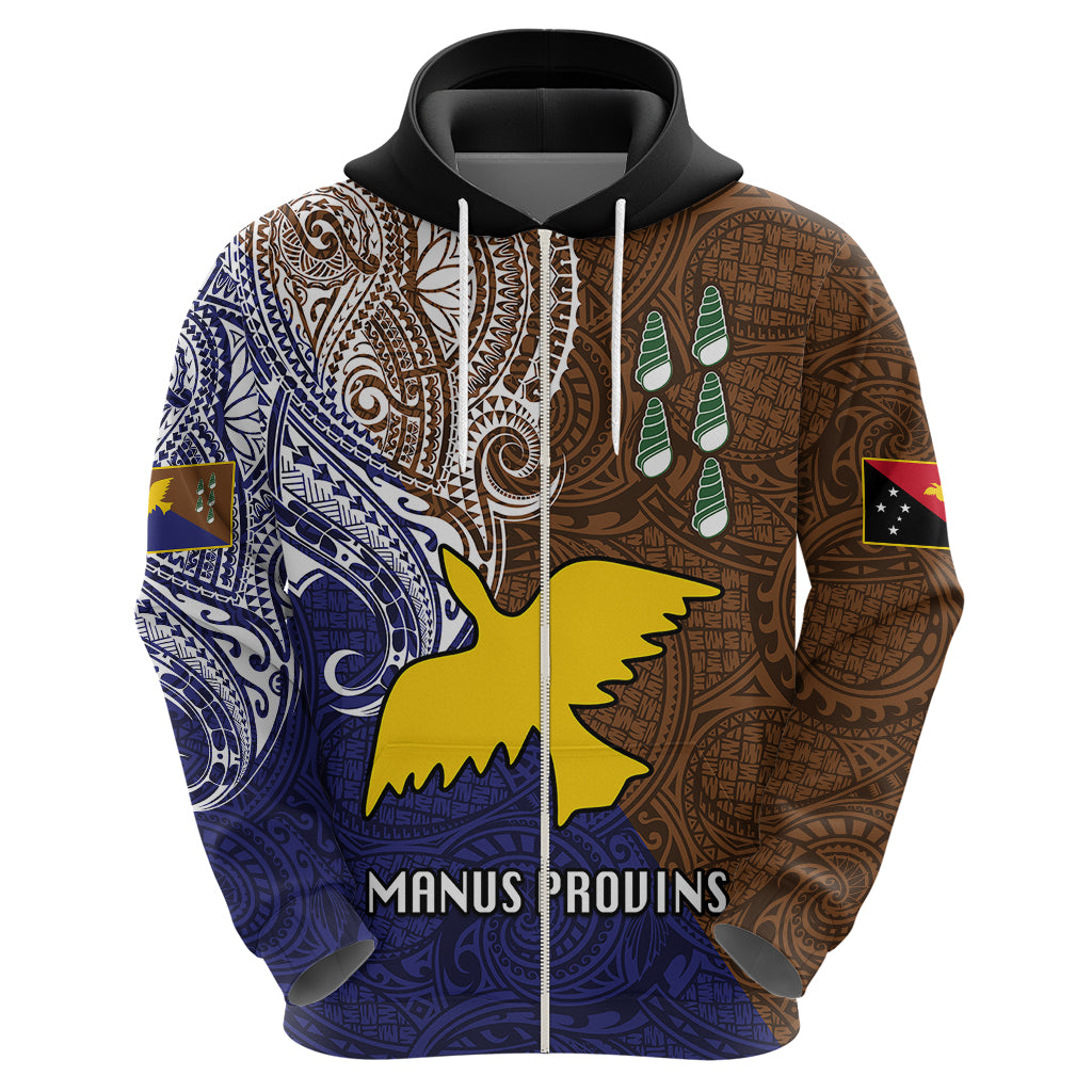 Papua New Guinea Manus Province Hoodie PNG Birds Of Paradise Polynesian Arty Style LT03 - Polynesian Pride