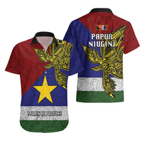 Papua New Guinea Milne Bay Province Hawaiian Shirt PNG Birds Of Paradise Polynesian Arty Style LT03 - Polynesian Pride