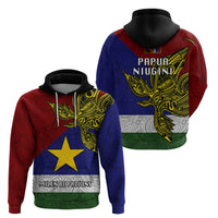 Papua New Guinea Milne Bay Province Hoodie PNG Birds Of Paradise Polynesian Arty Style LT03 - Polynesian Pride