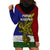 Papua New Guinea Milne Bay Province Hoodie Dress PNG Birds Of Paradise Polynesian Arty Style LT03 - Polynesian Pride