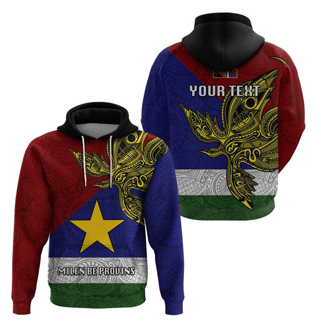 Custom Papua New Guinea Milne Bay Province Hoodie PNG Birds Of Paradise Polynesian Arty Style LT03 - Polynesian Pride