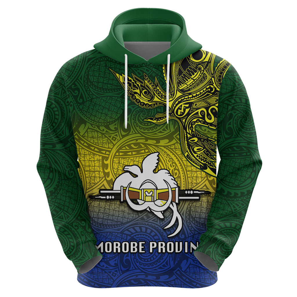 Custom Papua New Guinea Morobe Province Hoodie PNG Birds Of Paradise Polynesian Arty Style LT03 - Polynesian Pride