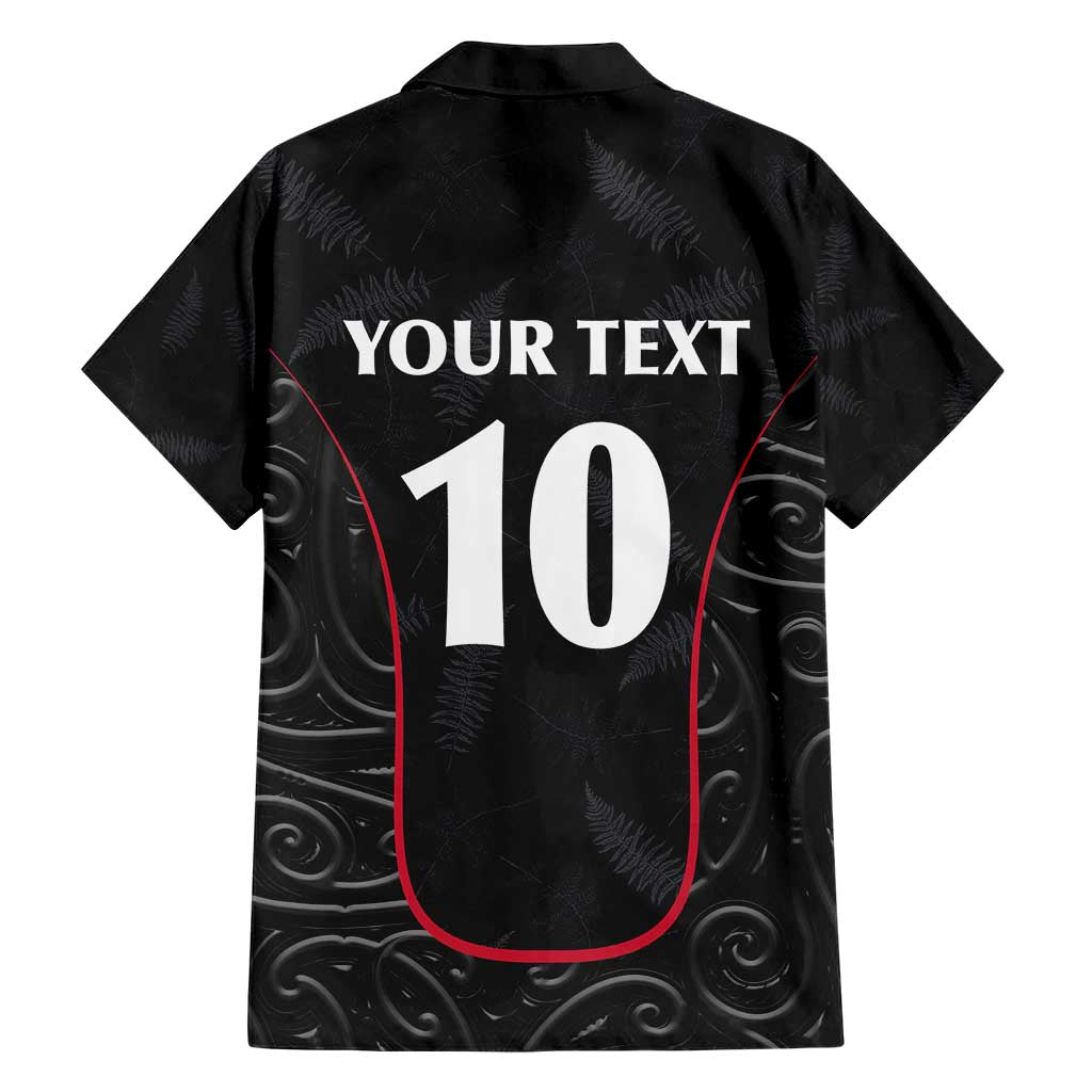 Custom New Zealand Rugby Family Matching Short Sleeve Bodycon Dress and Hawaiian Shirt Maori All Black Championship 2024 and Silver Fern LT03 - Polynesian Pride
