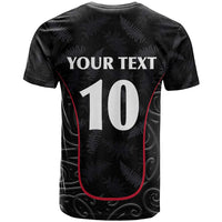 Custom New Zealand Rugby T Shirt Maori All Black Championship 2024 and Silver Fern