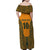 Custom Australia Rugby Championship 2024 Family Matching Off Shoulder Maxi Dress and Hawaiian Shirt Aboriginal Art Tattoo Pattern