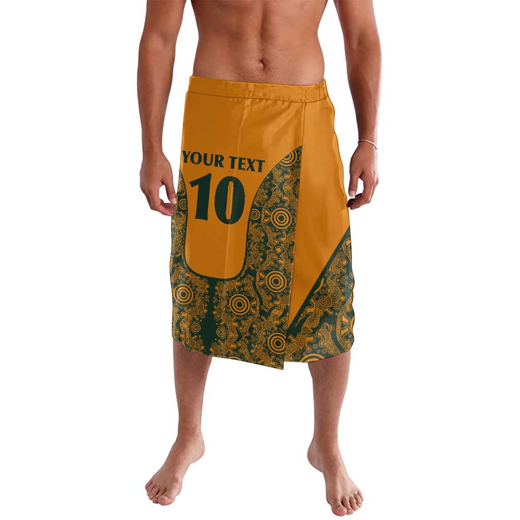 Custom Australia Rugby Championship 2024 Lavalava Aboriginal Art Tattoo Pattern
